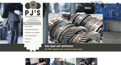 Desktop Screenshot of pjstransmissions.com