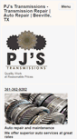 Mobile Screenshot of pjstransmissions.com
